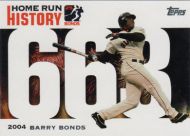 2006 Topps Barry Bonds Home Run History #663 