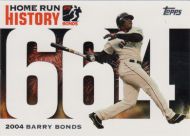 2006 Topps Barry Bonds Home Run History #664 