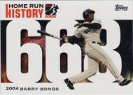 2006 Topps Barry Bonds Home Run History #668 