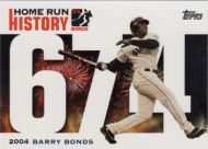 2006 Topps Barry Bonds Home Run History #674 