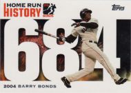2006 Topps Barry Bonds Home Run History #684 