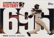 2006 Topps Barry Bonds Home Run History #696 