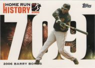 2006 Topps Barry Bonds Home Run History #709 