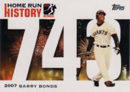 2007 Topps Barry Bonds Home Run History #743 