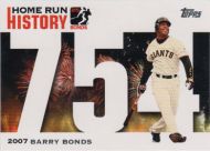 2007 Topps Barry Bonds Home Run History #754 