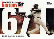 2006 Topps Barry Bonds Home Run History #671 