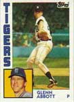 Glenn Abbott Baseball Cards
