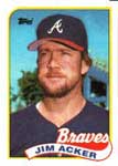 Jim Acker Baseball Cards