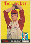 Tom Acker Baseball Cards