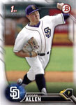 Logan Allen Baseball Cards