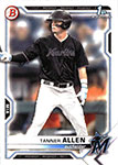 Tanner Allen Baseball Cards