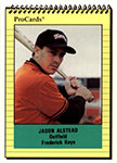 Jason Alstead Baseball Cards