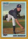Evan Anundsen Baseball Cards