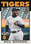 Akil Baddoo Baseball Cards