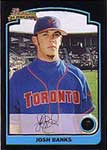 Josh Banks Baseball Cards