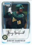 Jeremy Barfield Baseball Cards
