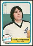 Francisco Barrios Baseball Cards