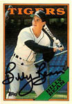 Billy Bean Baseball Cards