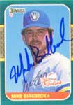 Mike Birkbeck Baseball Cards