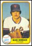 Mark Bomback Baseball Cards