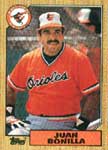 Juan Bonilla Baseball Cards