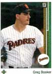 Greg Booker Baseball Cards