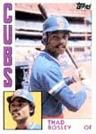 Thad Bosley Baseball Cards