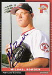 Michael Bowden Baseball Cards
