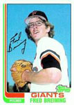 Fred Breining Baseball Cards