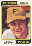 Ken Brett Baseball Cards