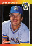 Greg Brock Baseball Cards