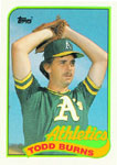 Todd Burns Baseball Cards