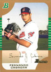 Fernando Cabrera Baseball Cards