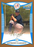 Anthony Claggett Baseball Cards