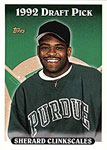 Sherard Clinkscales Baseball Cards