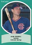 Alan Cockrell Baseball Cards