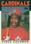 Vince Coleman Baseball Cards