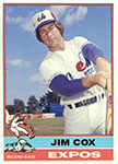Jim Cox Baseball Cards