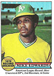 Mike L. Edwards Baseball Cards