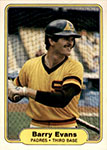Barry Evans Baseball Cards