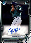 George Feliz Baseball Cards