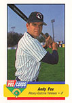 Andy Fox Baseball Cards