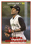 Lucius Fox Baseball Cards