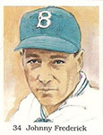 Johnny Frederick Baseball Cards