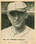 Frankie Frisch Baseball Cards