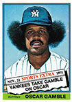 Oscar Gamble Baseball Cards