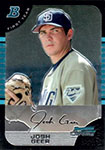 Josh Geer Baseball Cards