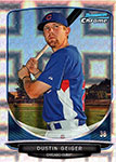 Dustin Geiger Baseball Cards