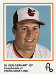 Ken Gerhart Baseball Cards