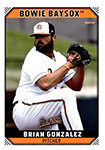 Brian Gonzalez Baseball Cards